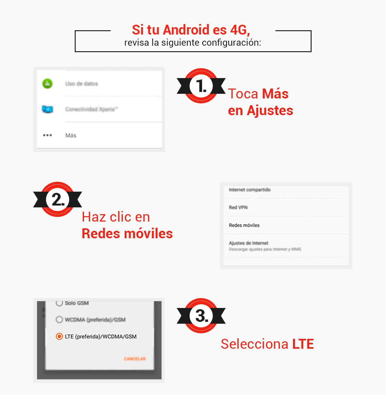 Si tu celular android es 4G revisa la siguiente configuración con Claro en Colombia