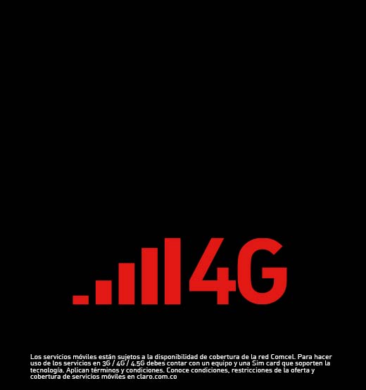 Cámbiate a la red 4G de mayor cobertura
